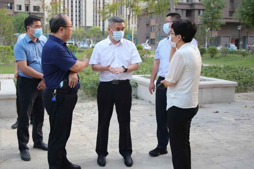 梁园区区长薛天江带队调研问题楼盘和安置房工作